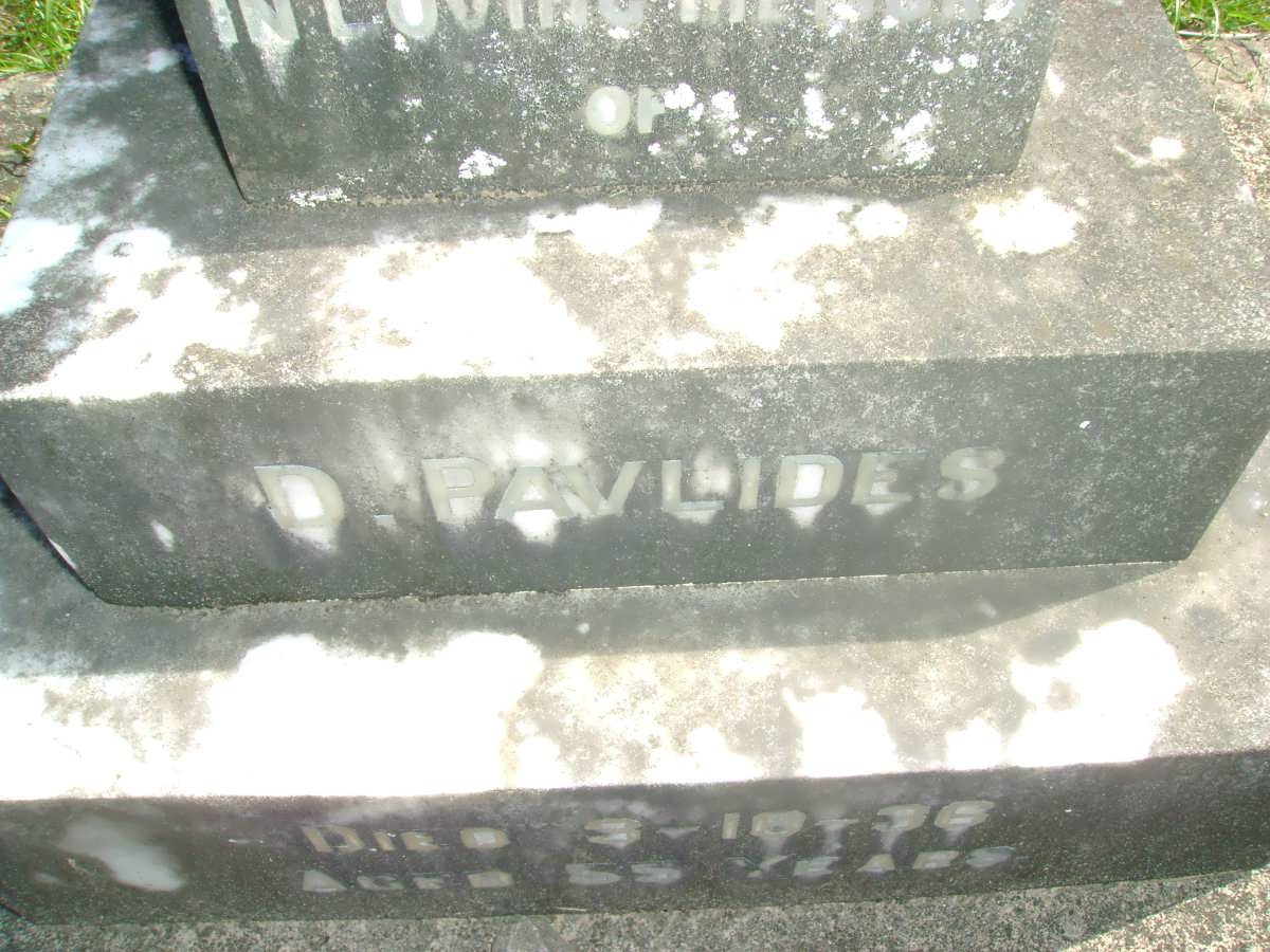 PAVLIDES D. -1936