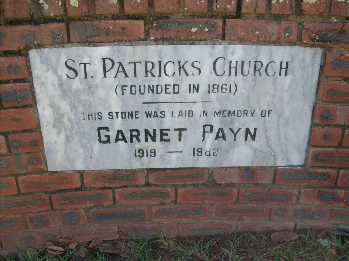 PAYN Garnet 1919-1982