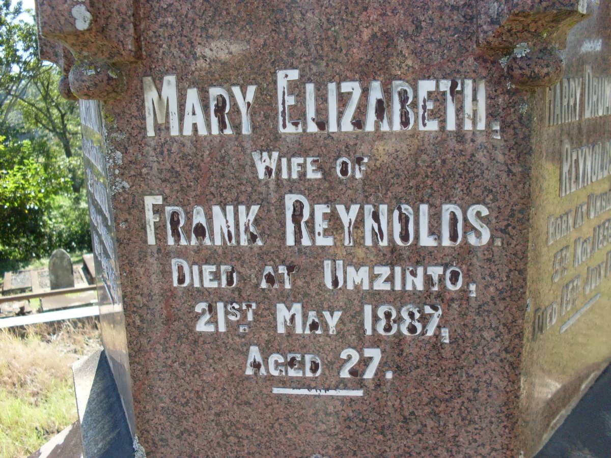REYNOLDS Mary Elizabeth -1887
