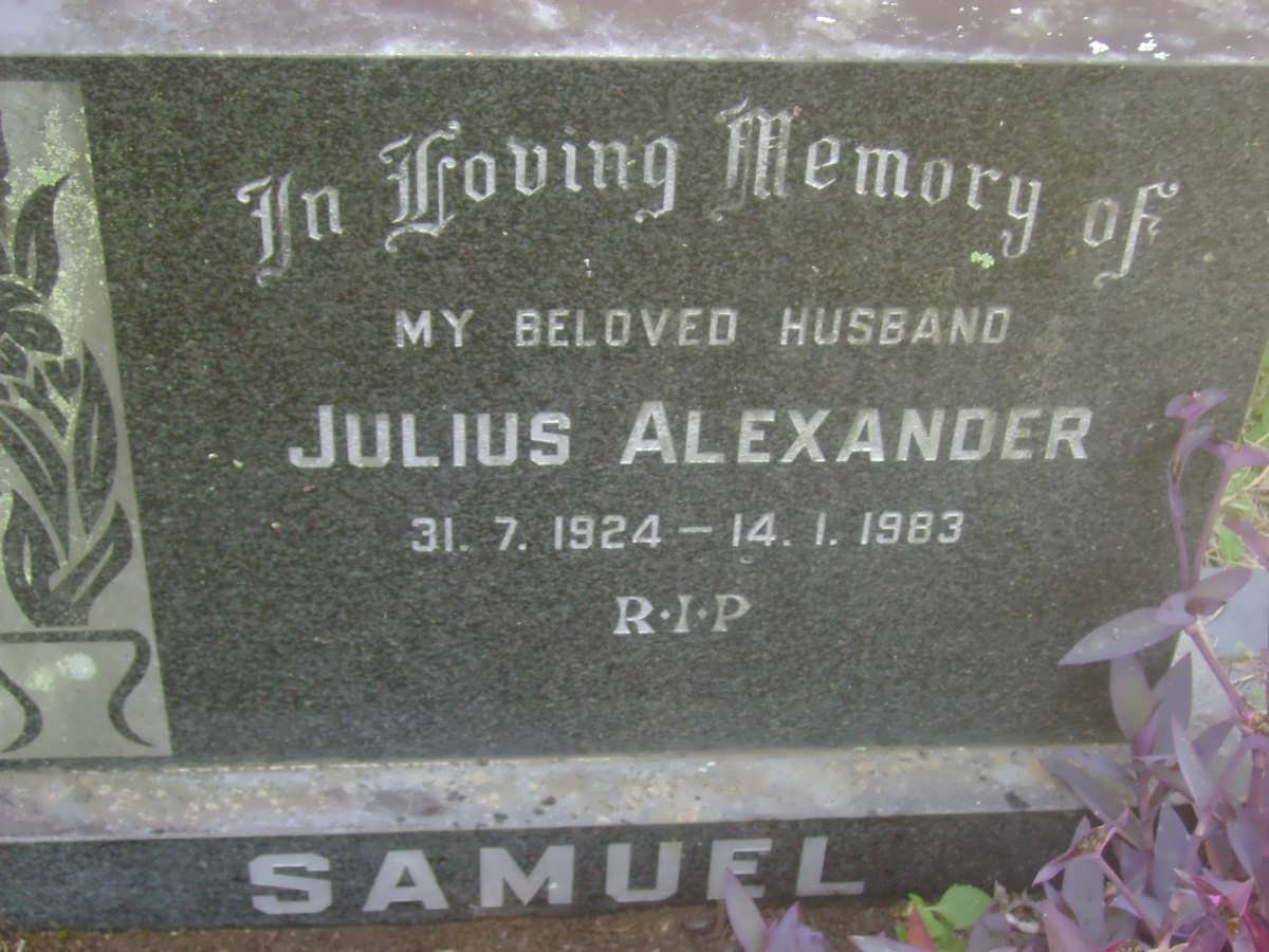 SAMUEL Julius Alexander 1924-1983