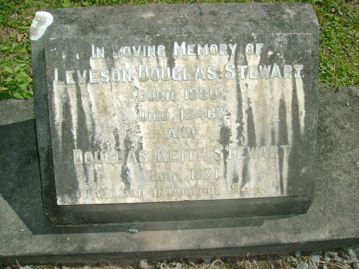 STEWART Leveson Douglas 1880-1946 :: STEWART Douglas Keith 1921-1944