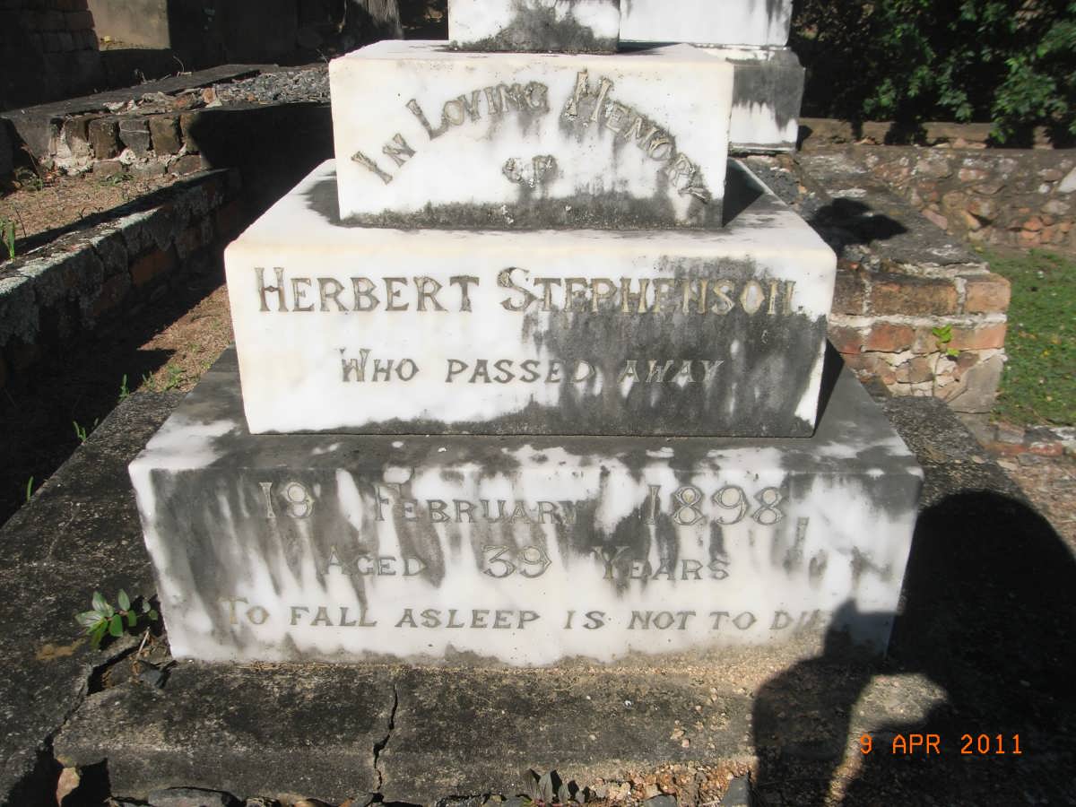 STEPHENSON Herbert -1898
