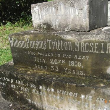 TRITTON William Parsons -1910