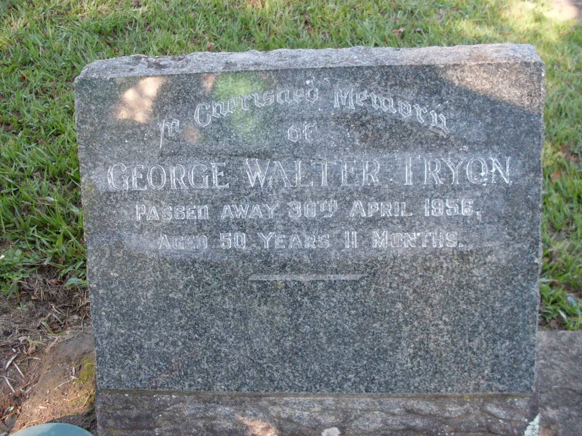TRYON George Walter -1956