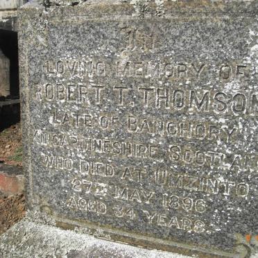 THOMSON Robert T. -1896