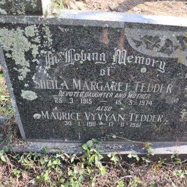 TEDDER Maurice Vyvyan 1911-1951 & Sheila Margaret 1915-1974
