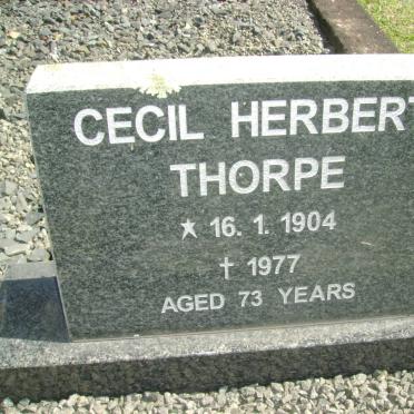 THORPE Cecil Herbert 1904-1977
