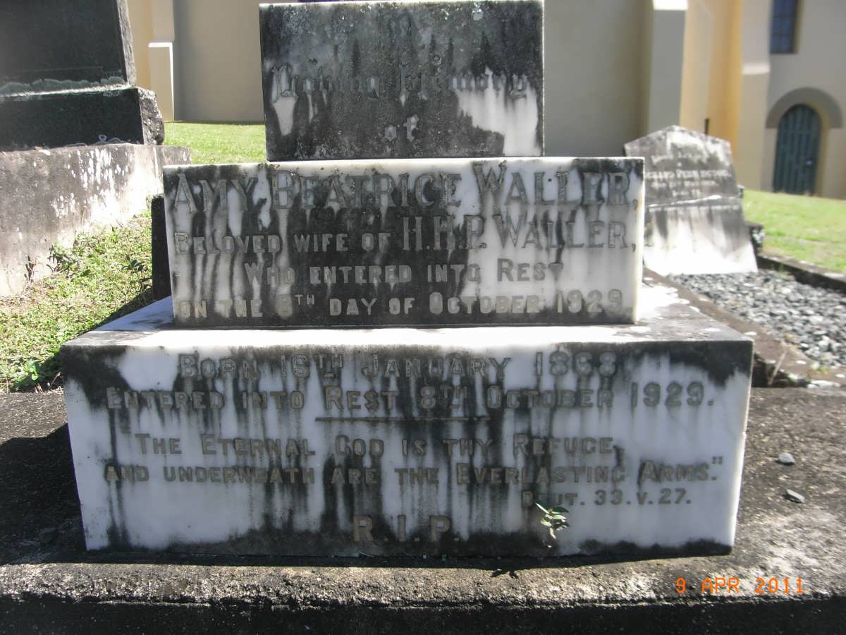 WALLER Amy Beatrice 1868-1929