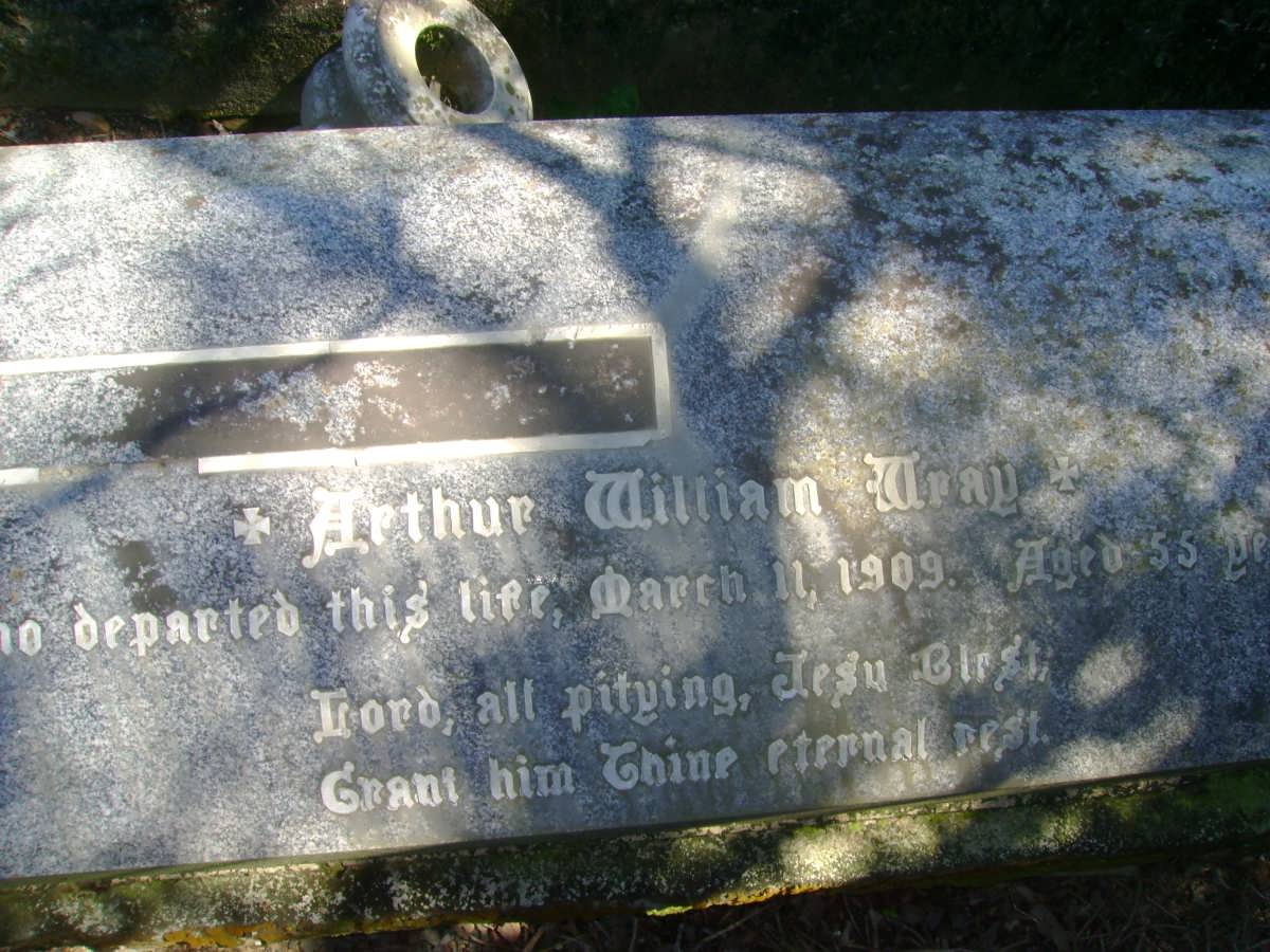 WRAY Arthur William -1909