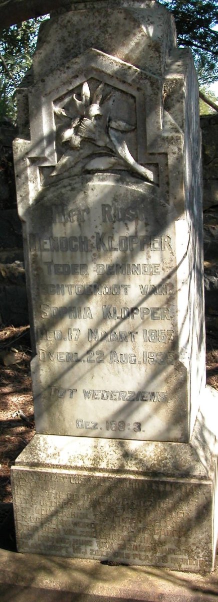 KLOPPER Henoch 1857-1935