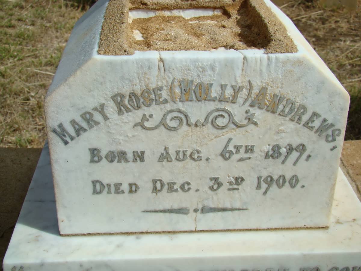 ANDREWS Mary Rose 1899-1900