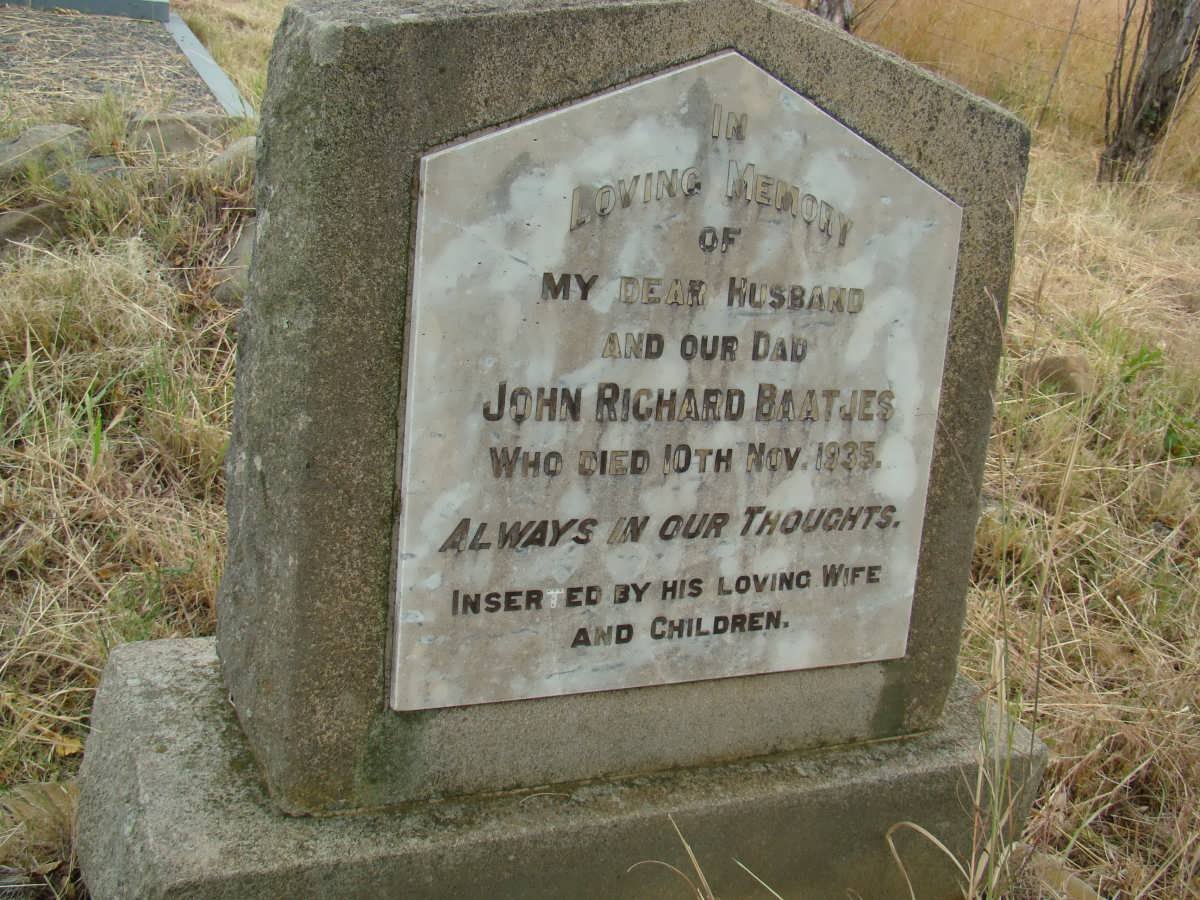 BAATJES John Richard -1935