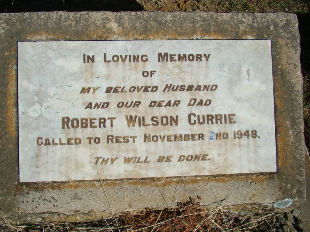 CURRIE Robert Wilson -1948