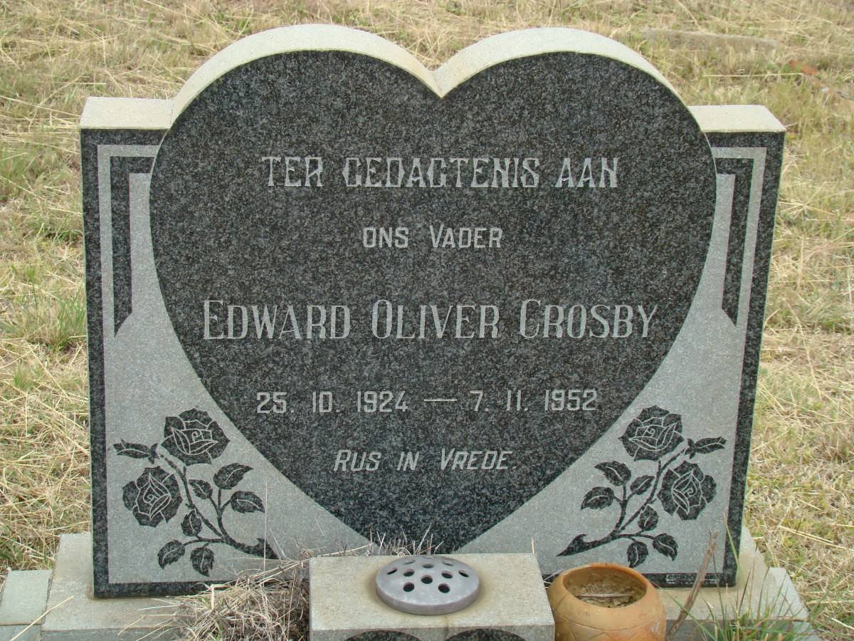 CROSBY Edward Oliver 1924-1952
