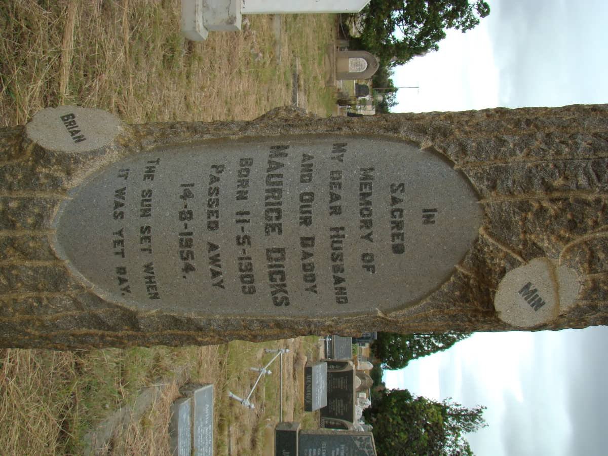 DICKS Maurice 1909-1954