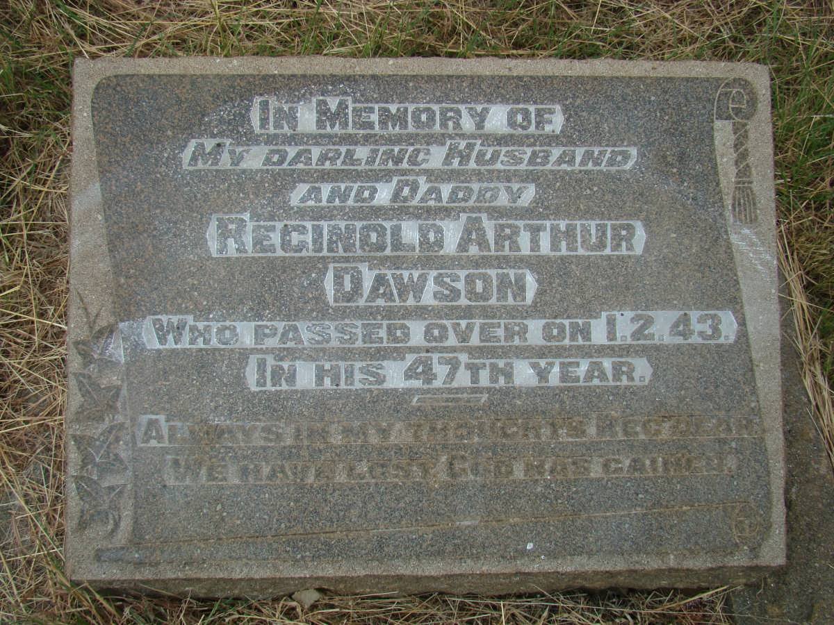 DAWSON Reginold Arnold -1943