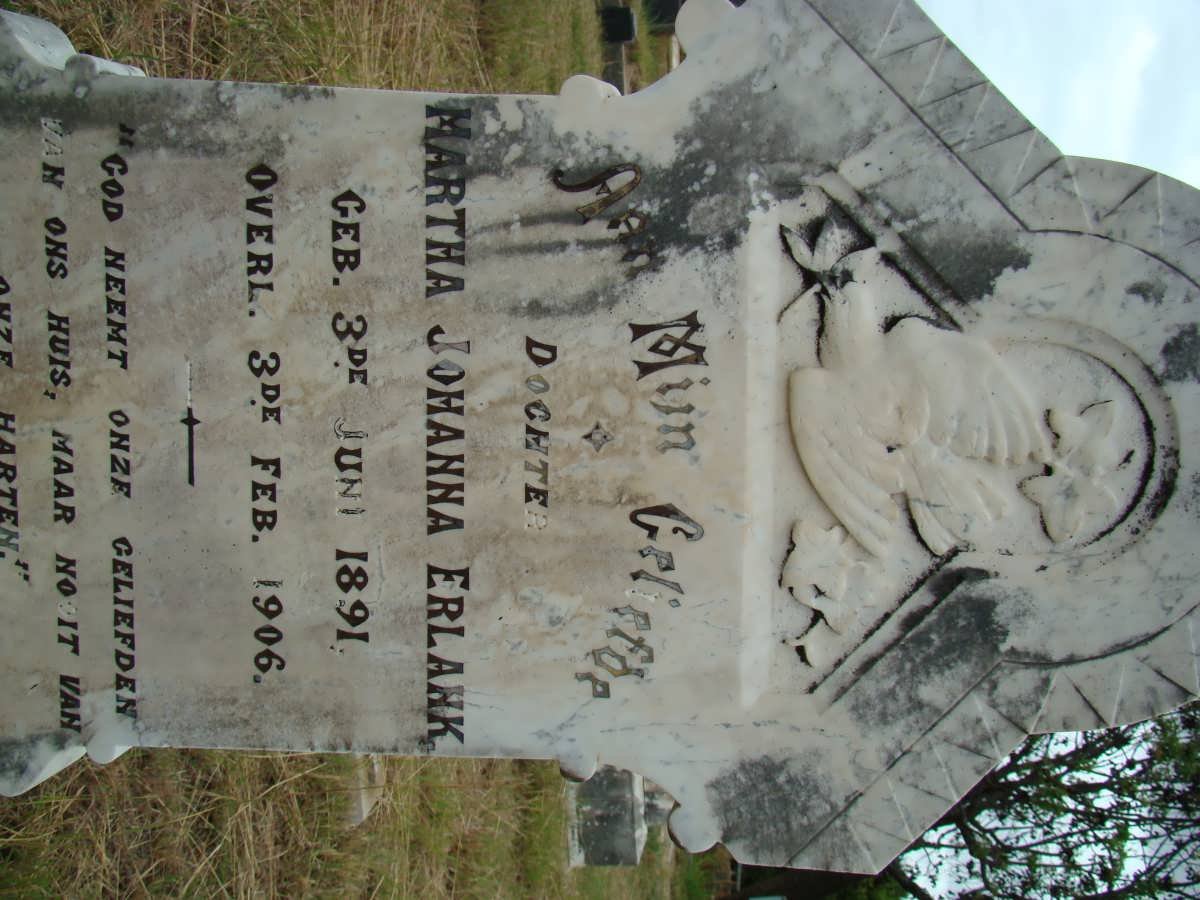 ERLANK Martha Johanna 1891-1906