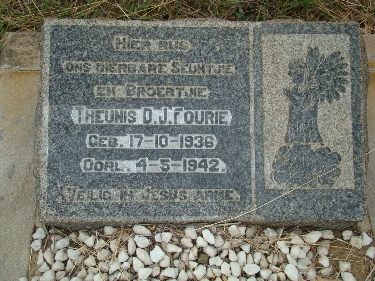 FOURIE Theunis D.J. Fourie 1936-1942