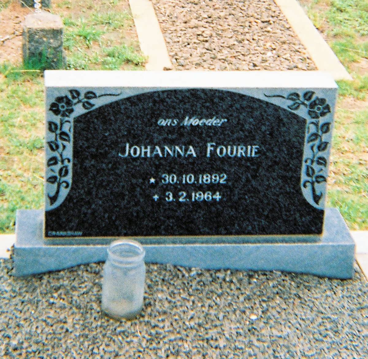 FOURIE Johanna 1892-1964