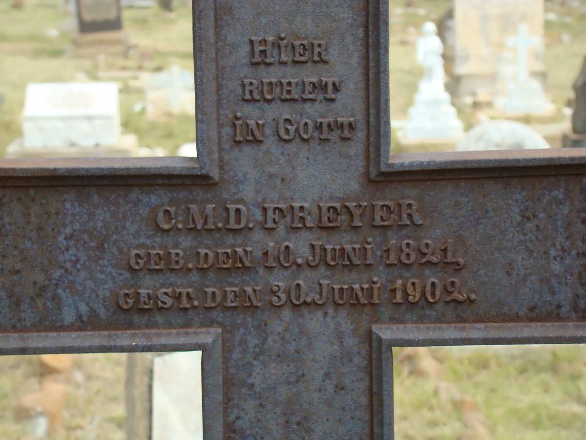 FREYER C.M.D. 1821-1902