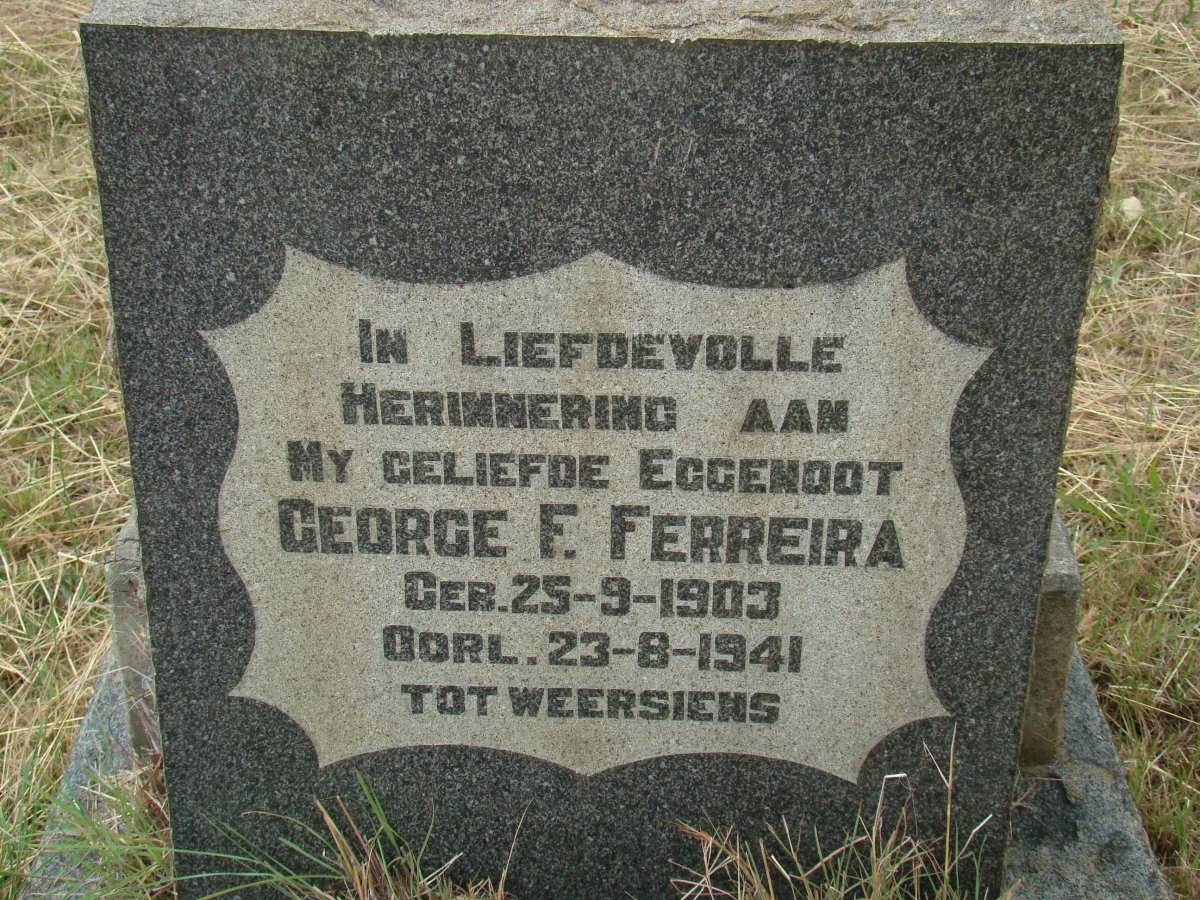 FERREIRA George F. 1903-1941