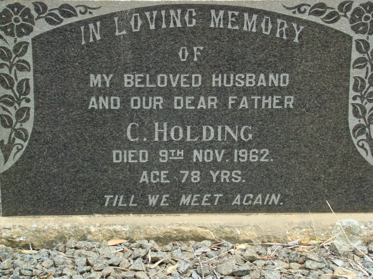 HOLDING C. -1962