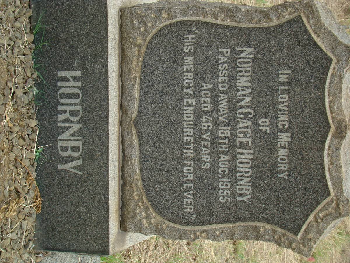 HORNBY Norman Gage -1955