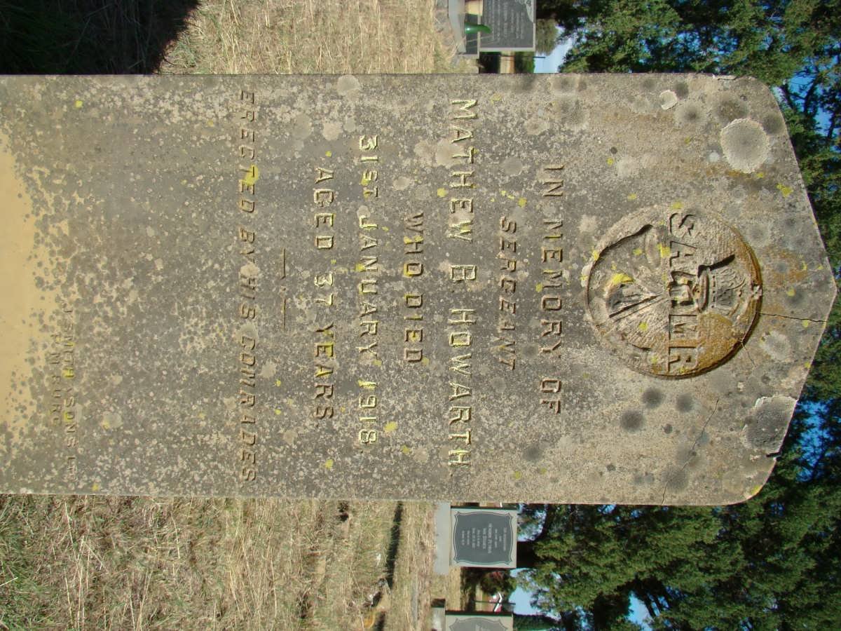 HOWARTH Mathew B. -1918
