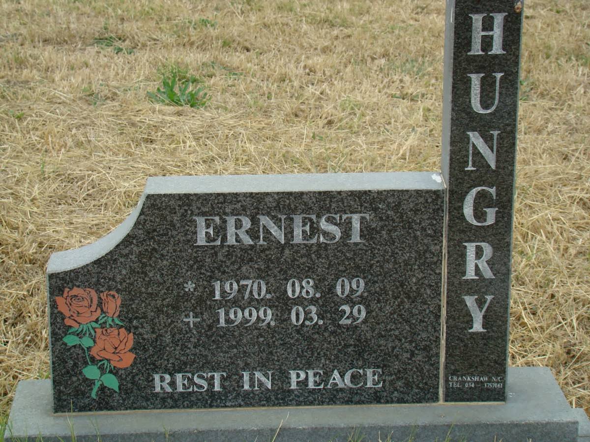 HUNGRY Ernest 1970-1999