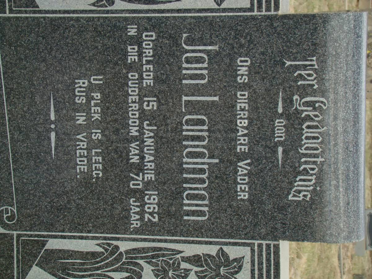 LANDMAN Jan -1962
