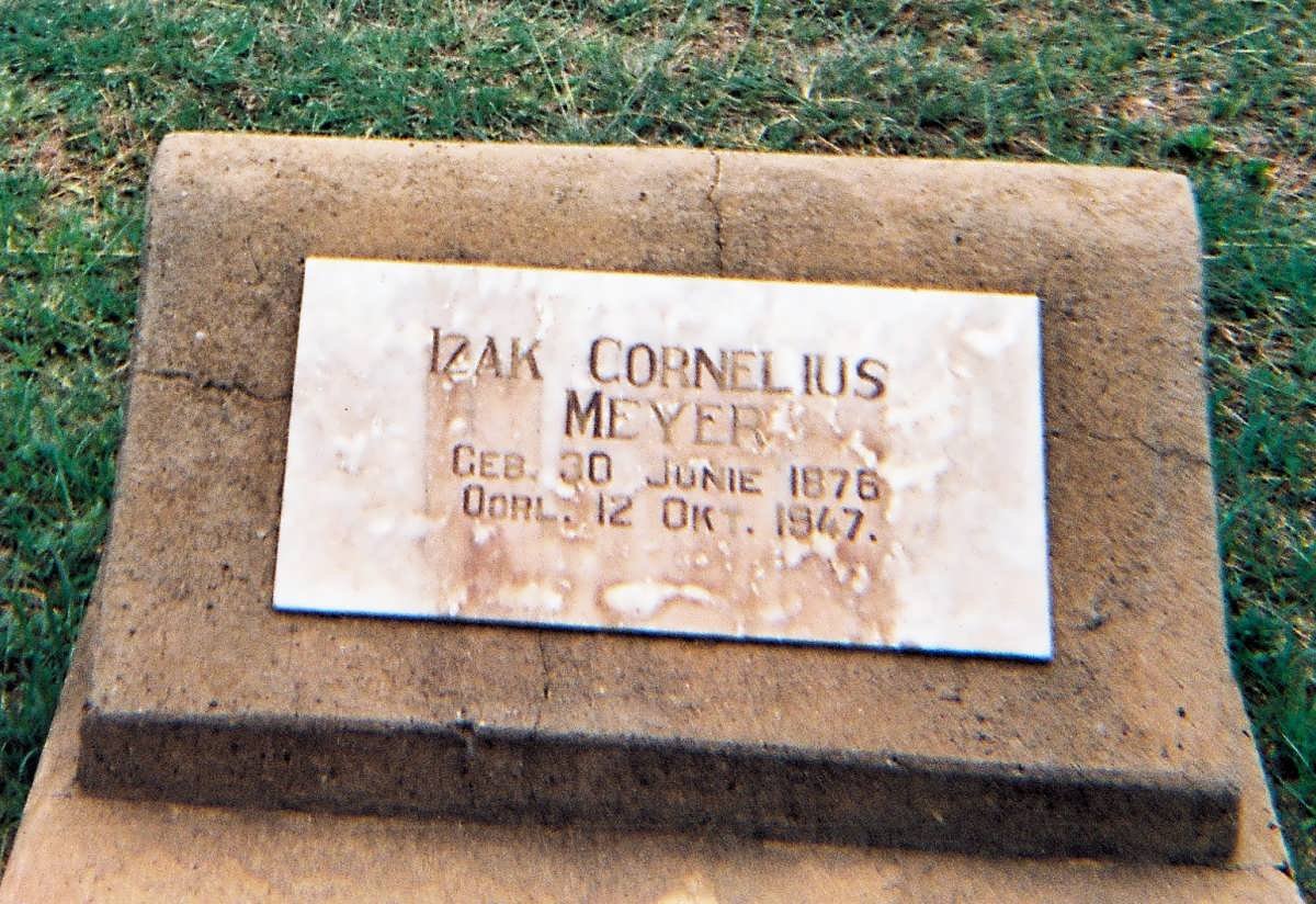 MEYER Izak Cornelius 1876-1947