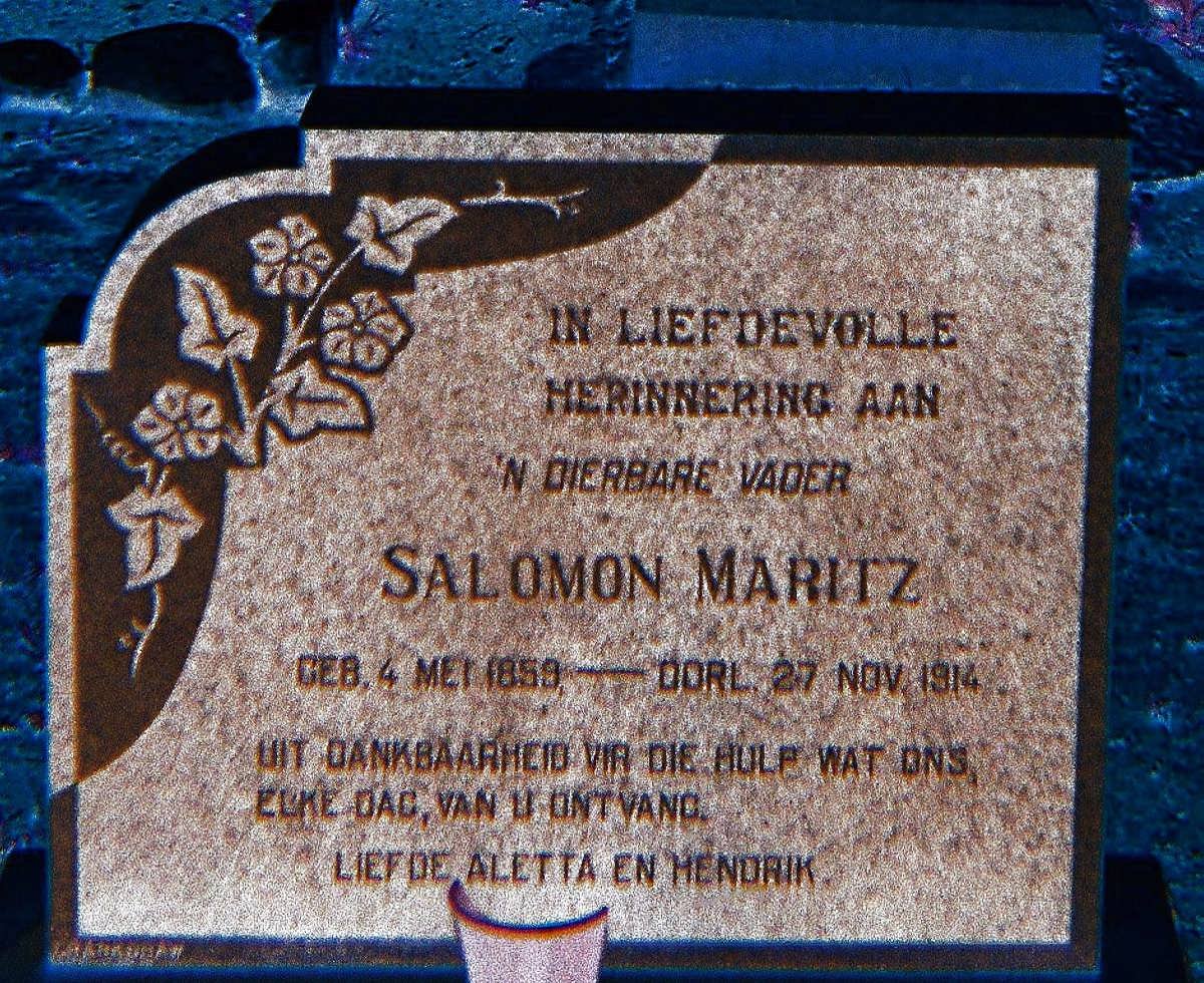 MARITZ Salomon 1859-1914
