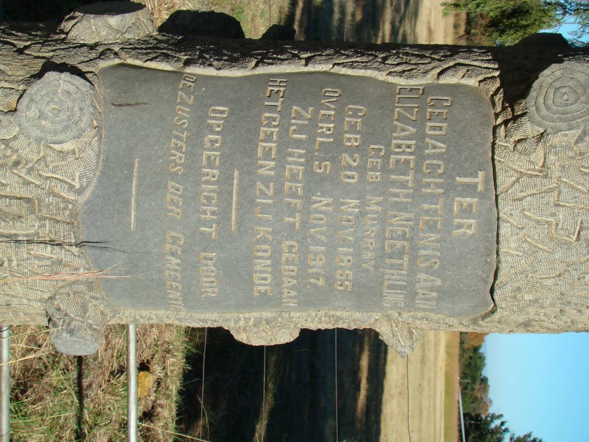 NEETHLING Elizabeth nee MURRAY 1855-1917