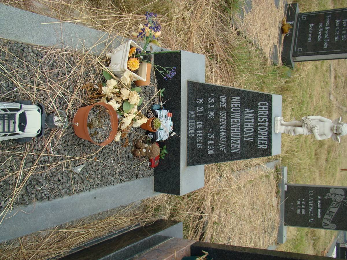 NIEUWENHUIZEN Christopher Anthony 1998-2001