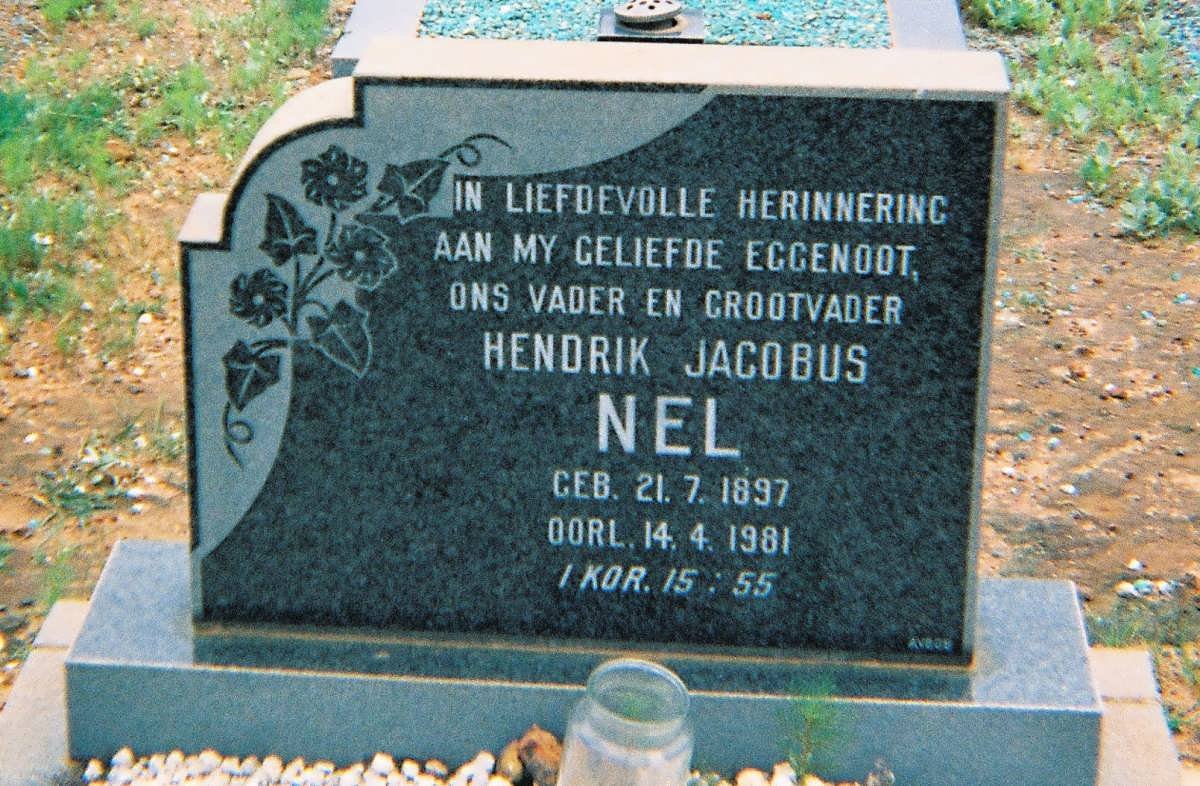 NEL Hendrik Jacobus 1897-1981