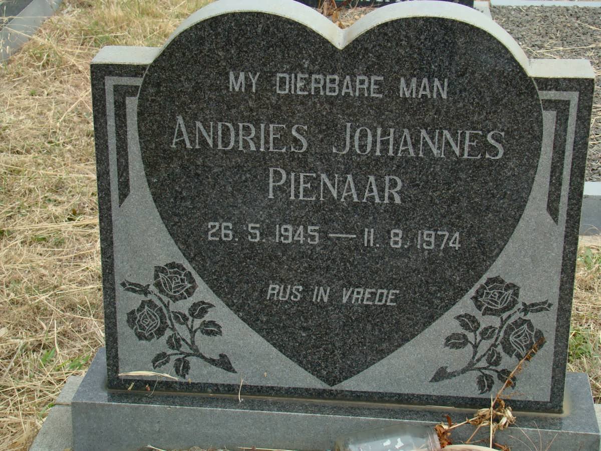 PIENAAR Andries Johannes 1945-1974