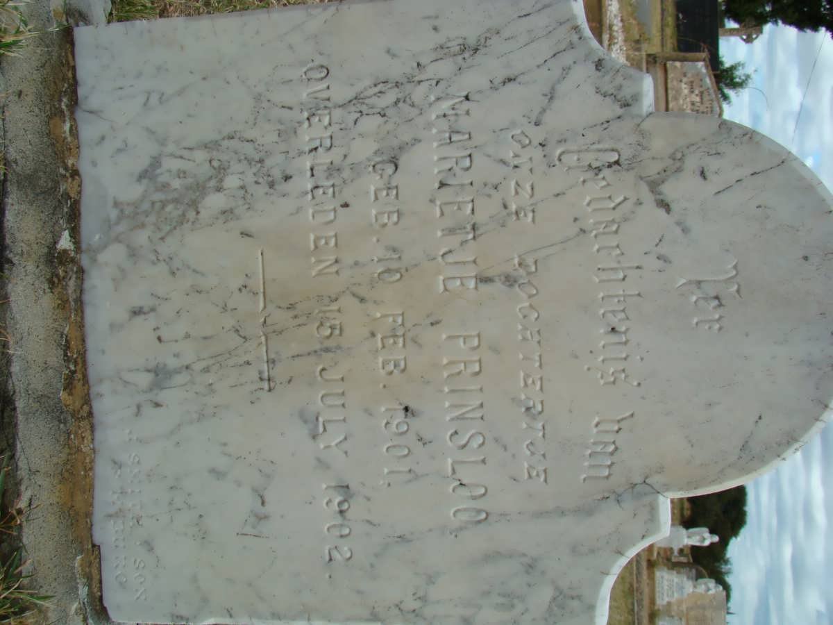 PRINSLOO Marietje 1901-1902