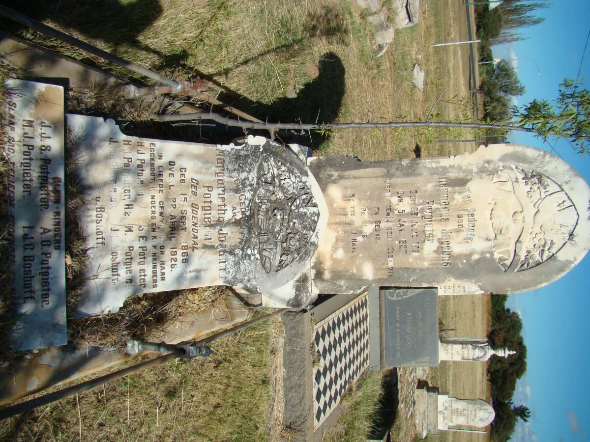 POTGIETER Hermanus Jacobus 1861-1927 &amp; Margarietha Johanna ODENDAAL 1865-1926