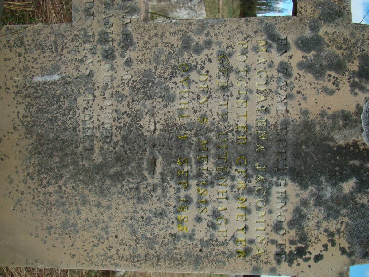 POTGIETER Magdalena Jacomina nee MEYER 1818-1885