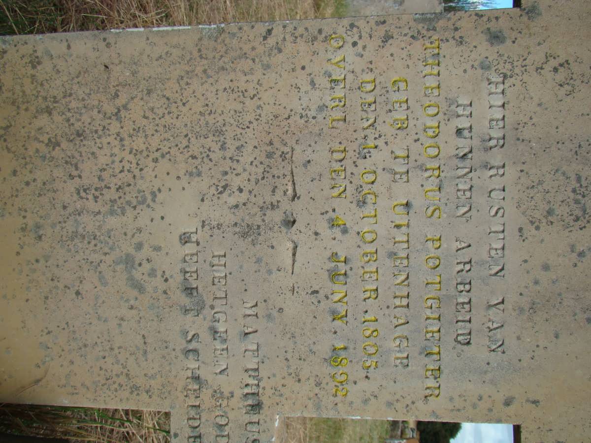POTGIETER Theodorus 1805-1892