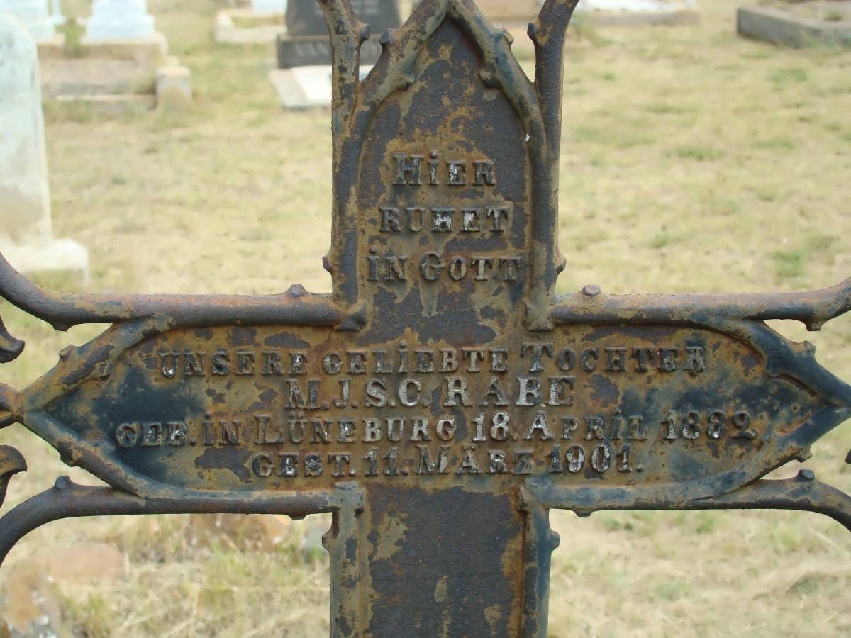 RABE M.J.S.C. 1882-1901