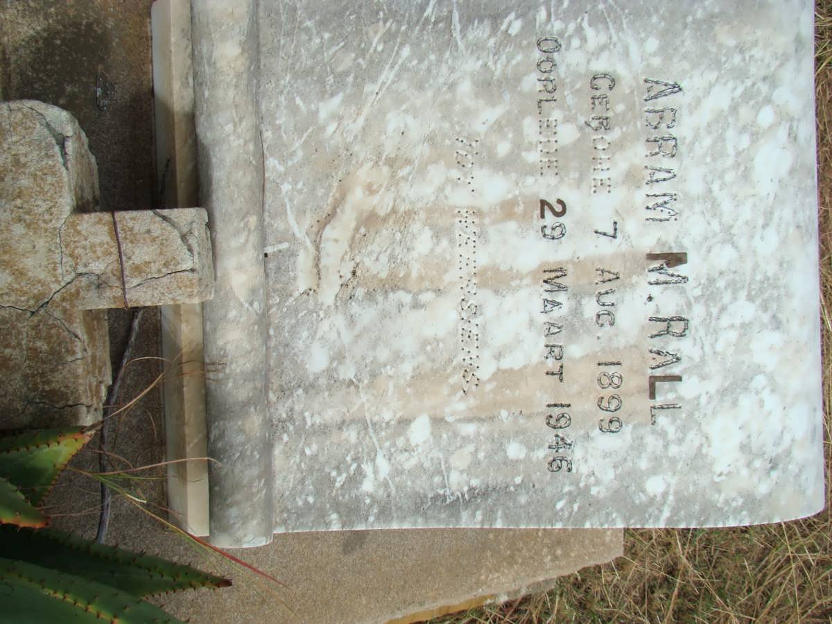 RALL Abram M. 1899-1946