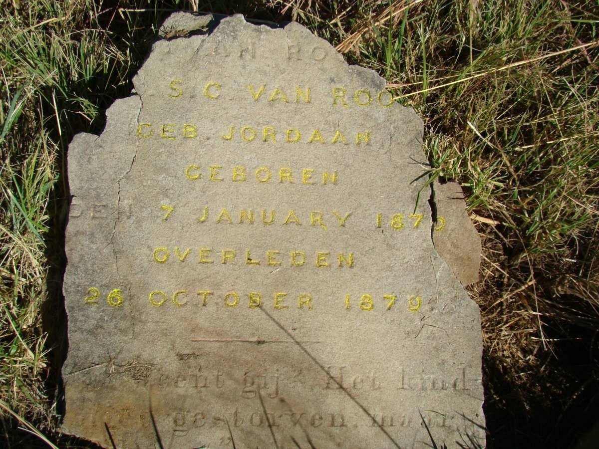 ROOYEN S.C., van nee JORDAAN :: VAN ROOYEN 1870-1870