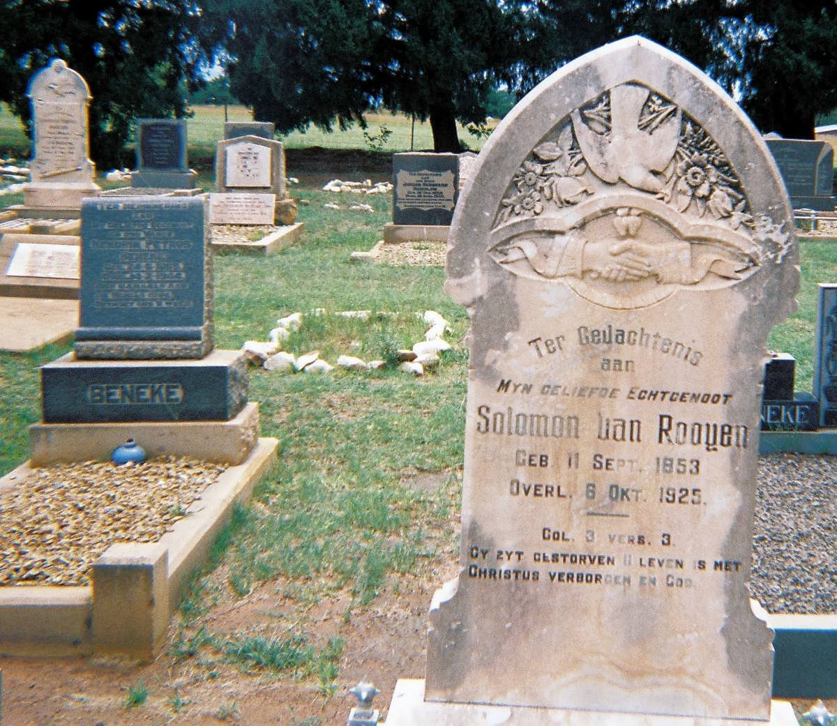 ROOYEN Solomon, van  1853-1925