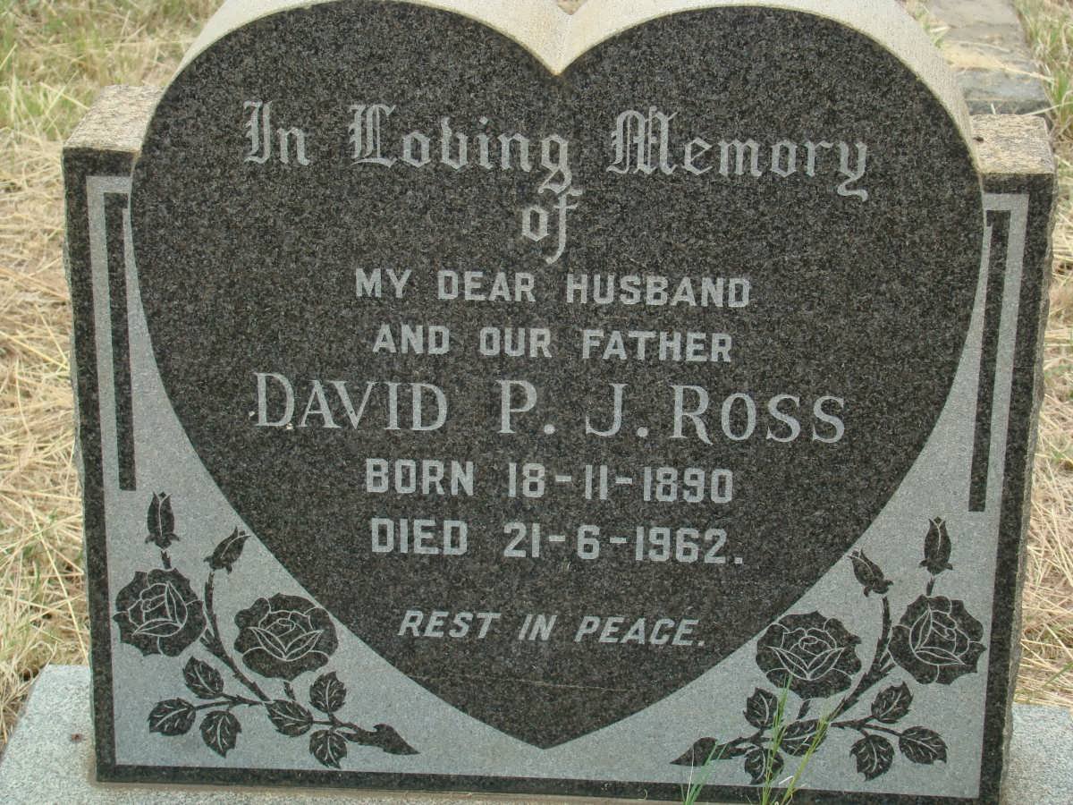 ROSS David P.J. 1890-1962