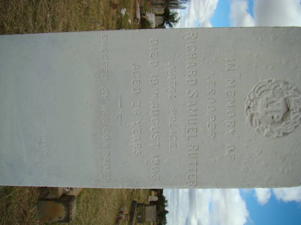 RUTTER Richard Samuel -1903