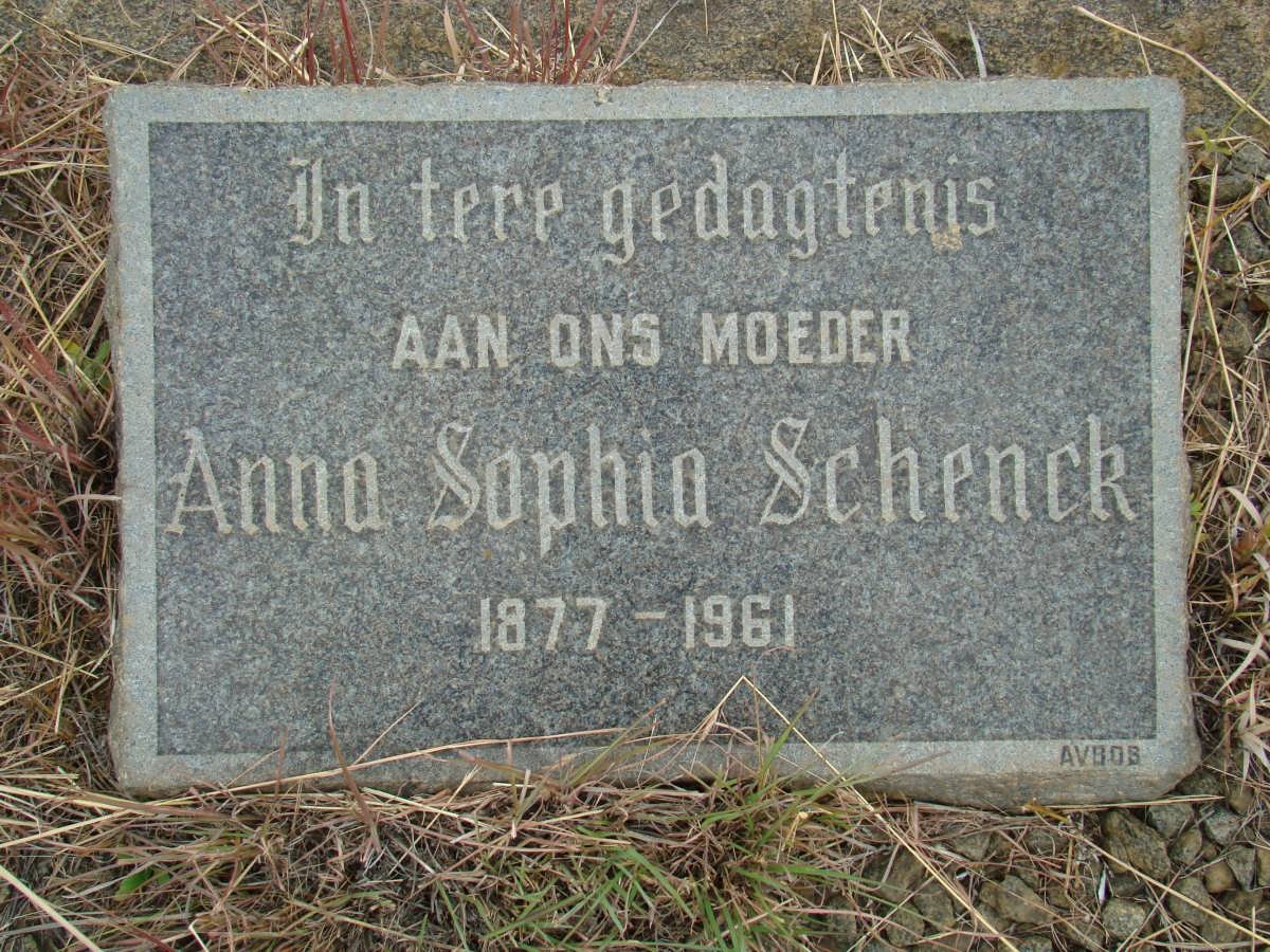 SCHENCK Anna Sophia 1877-1961