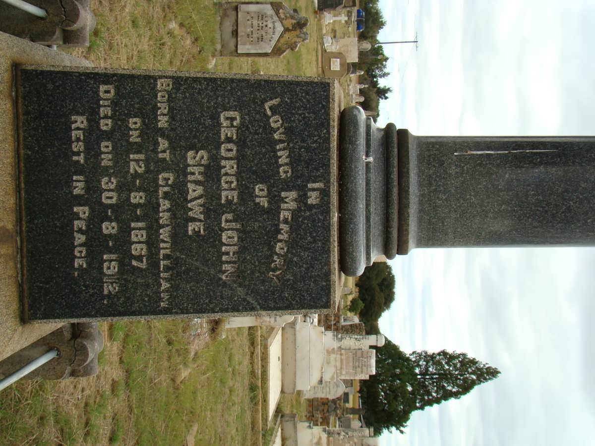 SHAWE George John 1867-1912
