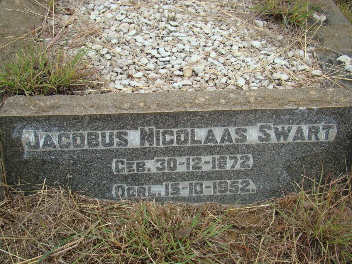 SWART Jacobus Nicolaas 1872-1952
