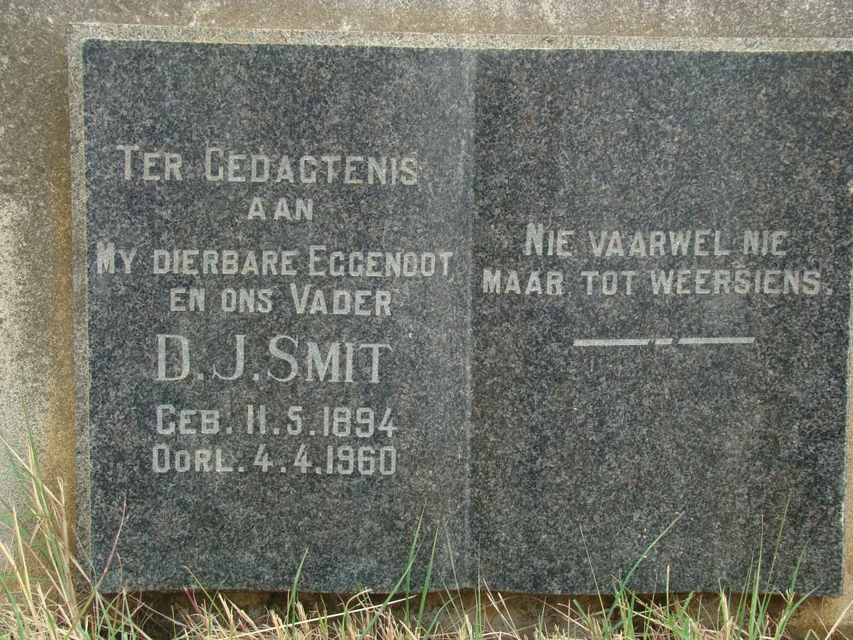 SMIT D.J. 1894-1960